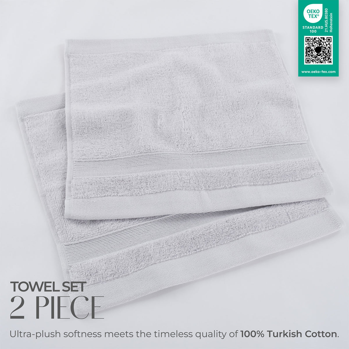 SIENA Wholesale Luxury 100% Turkish Cotton Washcloths – 700 GSM, Case Pack of 120
