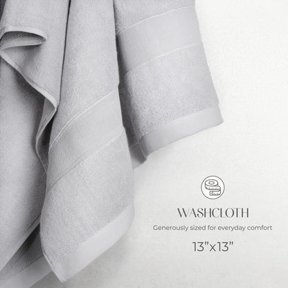 SIENA Wholesale Luxury 100% Turkish Cotton Washcloths – 700 GSM, Case Pack of 120