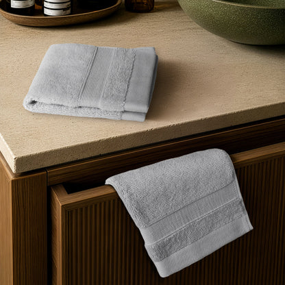 SIENA Wholesale Luxury 100% Turkish Cotton Washcloths – 700 GSM, Case Pack of 120