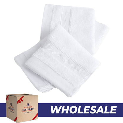 SIENA Wholesale Luxury 100% Turkish Cotton Washcloths – 700 GSM, Case Pack of 120