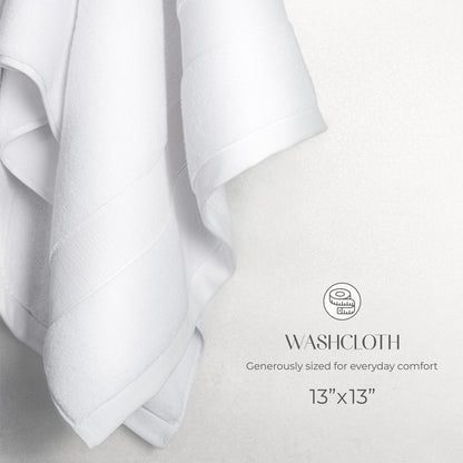 SIENA Wholesale Luxury 100% Turkish Cotton Washcloths – 700 GSM, Case Pack of 120